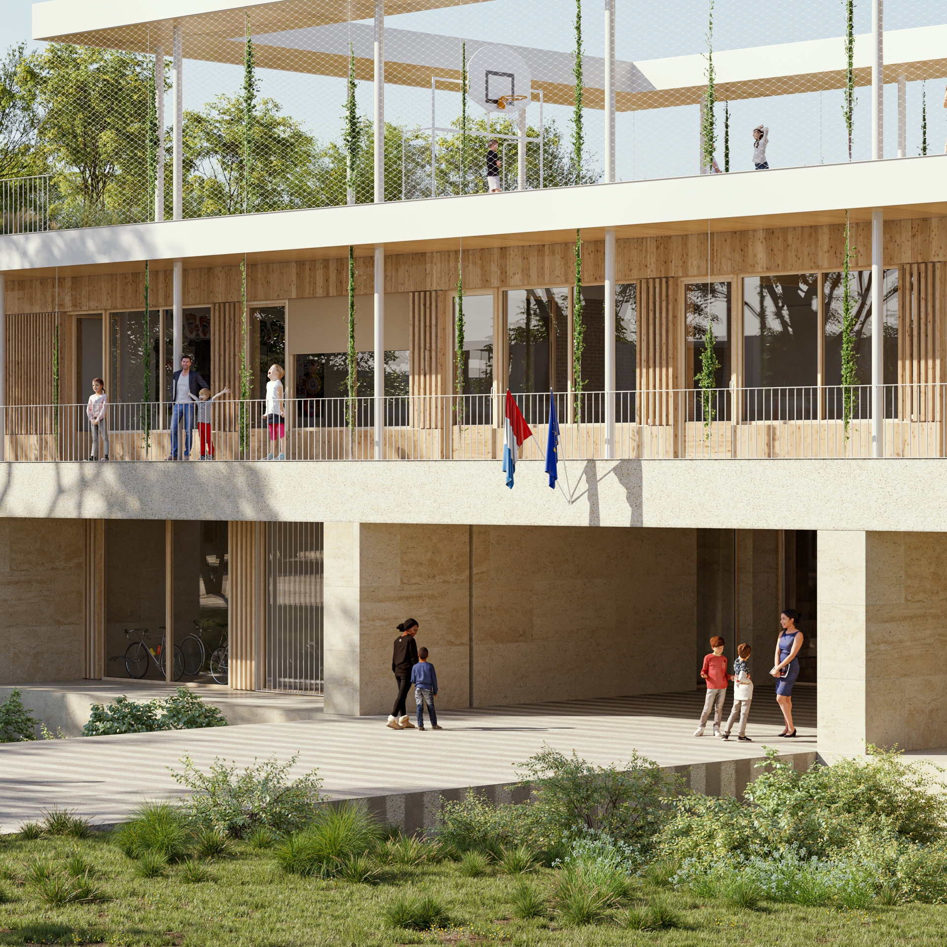 Supervue la architectures eqt groupe scolaire international troyes Medium